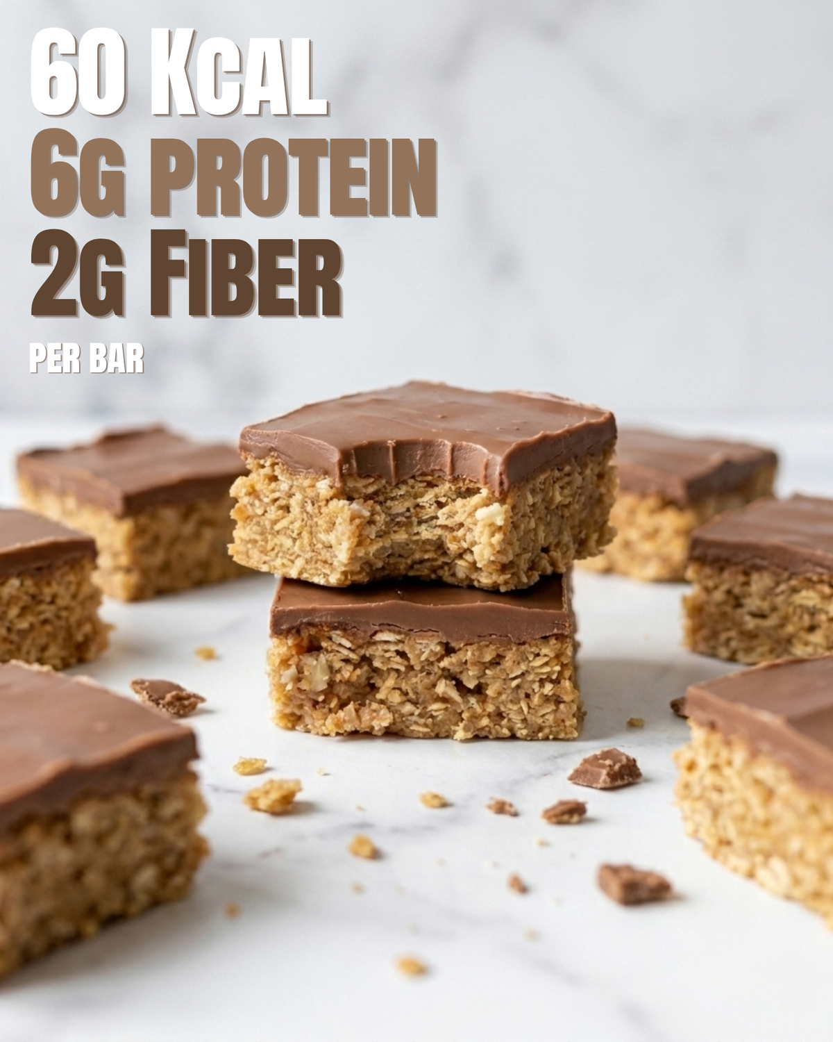 Classic Rich Chocolate Protein Flapjack (12 Pieces)